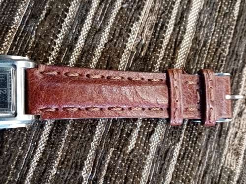 Cyma tank wrist watch manual wind circa 1930`s stainless steel case WORKING