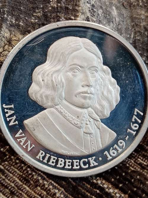 Jan Van Riebeeck South Africa Historical mint coin 1619-19677
