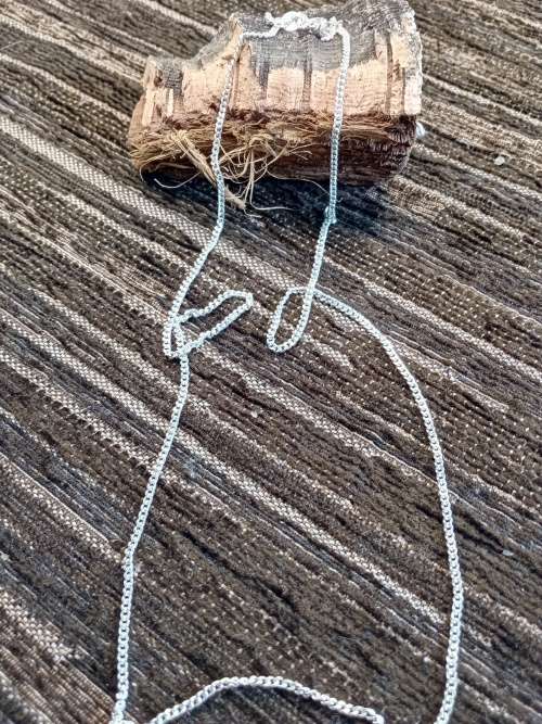 Sterling silver neck chain 600mm long