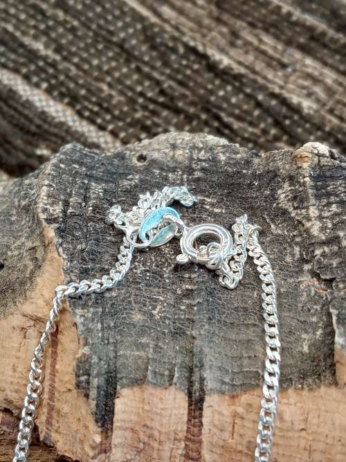 Sterling silver neck chain 600mm long