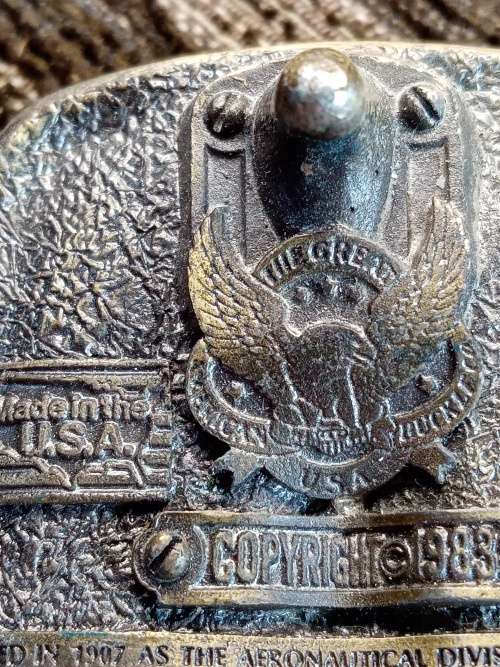 US Airforce belt bucklke made in the USA