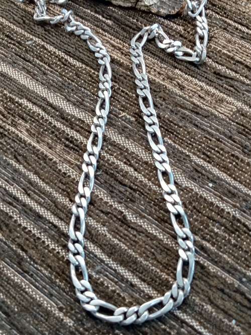 Sterling silver chain 600mm long 6mm width