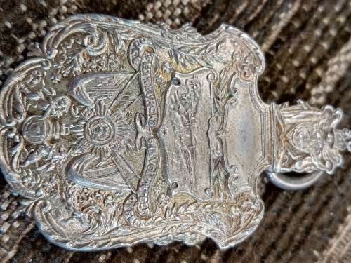 Sterling silver Duke of Edinburghs volunteer rifles