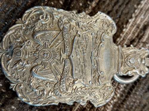 Sterling silver Duke of Edinburghs volunteer rifles