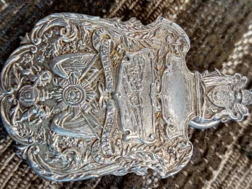 Sterling silver Duke of Edinburghs volunteer rifles