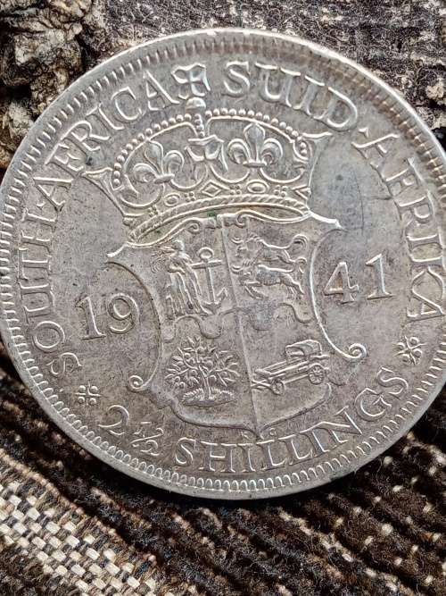 1941 South Africa 2.5 shilling