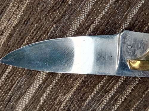 Kershaw Kai Japan 1050 pocket knife used