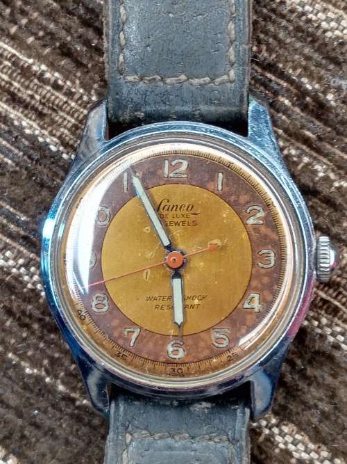 Lanco wrist watch 31mm ex crown manual wind WORKING