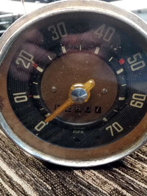 1950`s volkswagen oval beetle speedometer