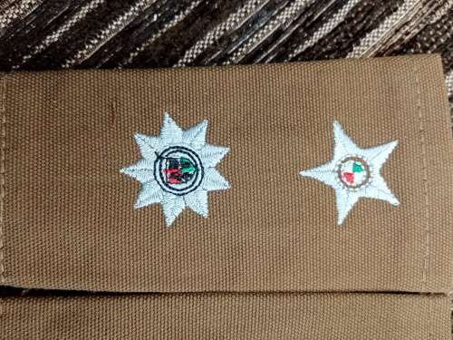 Nuetria cloth shoulder ranks
