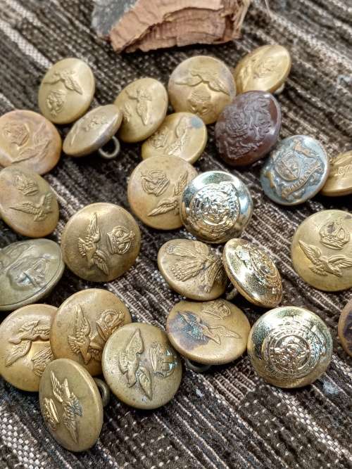 Collection of buttons