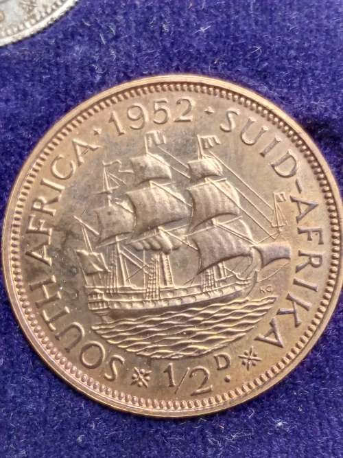 1952 South Africa Proof set NO GOLD