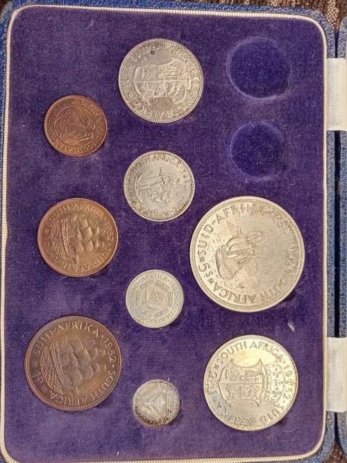 1952 South Africa Proof set NO GOLD