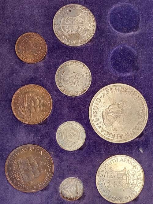 1952 South Africa Proof set NO GOLD
