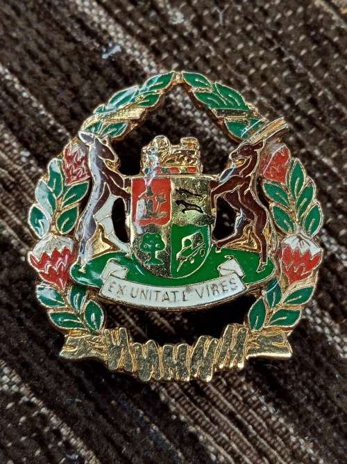 Metal rank insignia