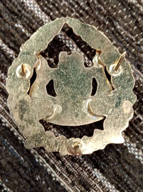Metal rank insignia