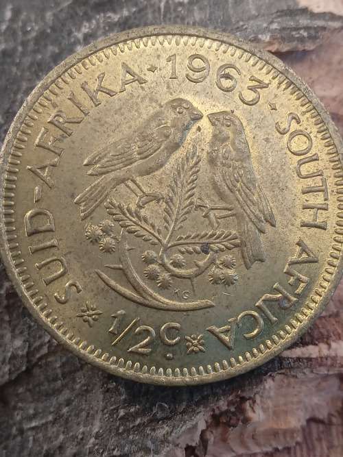 1963 SOUTH AFRICA 1/2 C