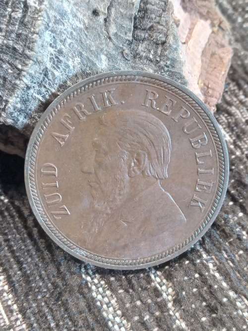 1898 ZAR 1 Penny very good and brilliant condition
