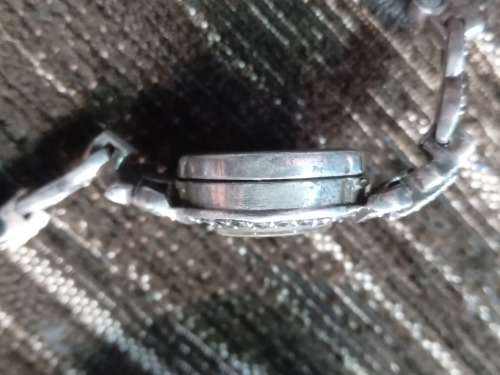 Sterling Silver and Marasite antique ladies watch