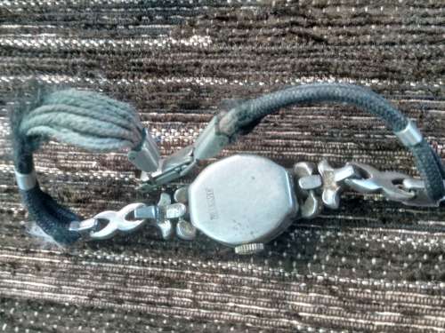 Sterling Silver and Marasite antique ladies watch