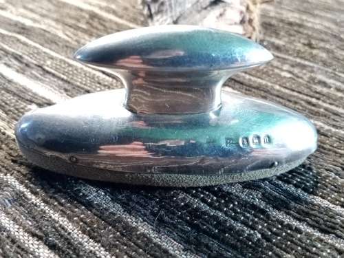 Vintage sterling silver nail buffer polisher manicure