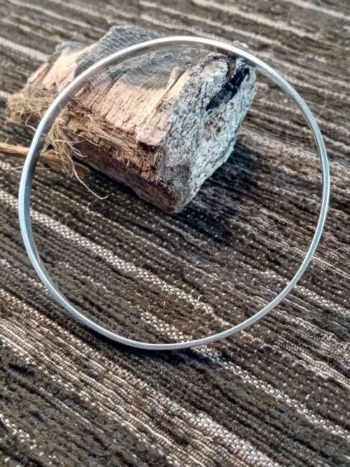Solid Sterling silver bangle