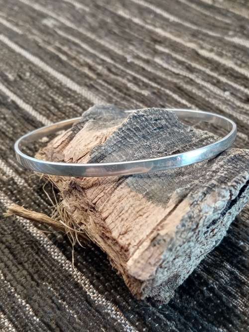 Solid Sterling silver bangle
