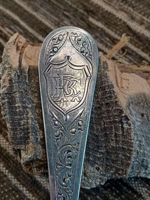 Antique Sterling silver table spoon