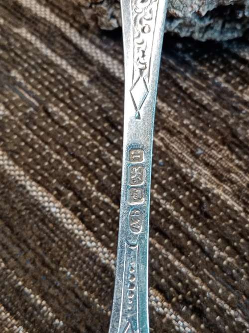 Antique Sterling silver table spoon