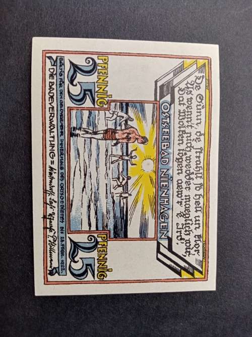 War notes 25 pfennig 1922
