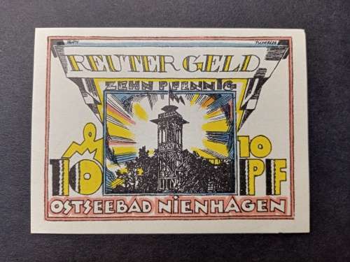 War notes 10 pfennig 1922