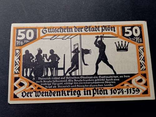 War note 50 pfennig 1921