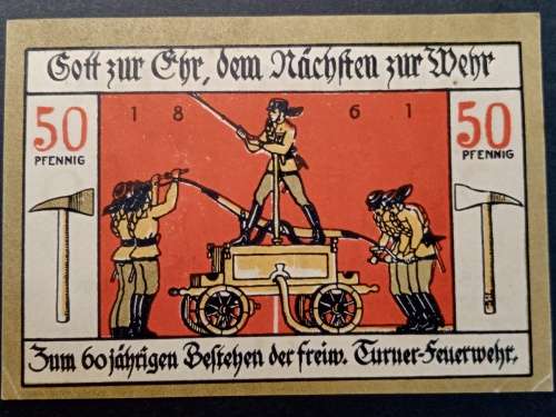War notes 50 pfennig 1921