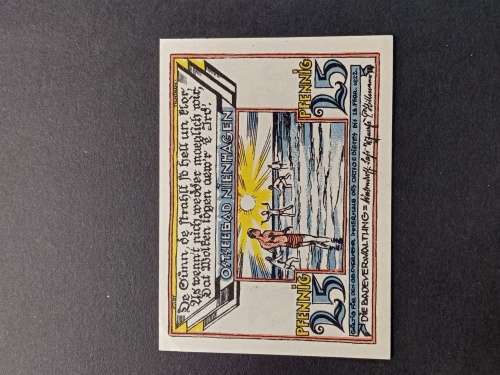 War notes 25 pfennig 1922