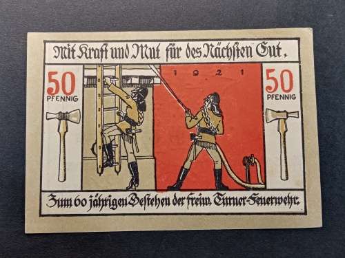 War notes 50 pfennig 1921