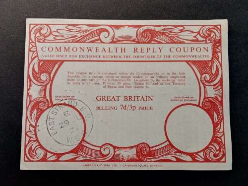 Commonwealth reply coupon