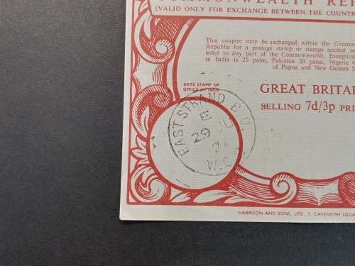Commonwealth reply coupon