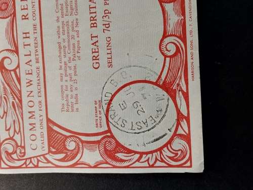 Commonwealth reply coupon