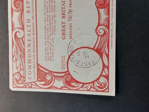 Commonwealth reply coupon