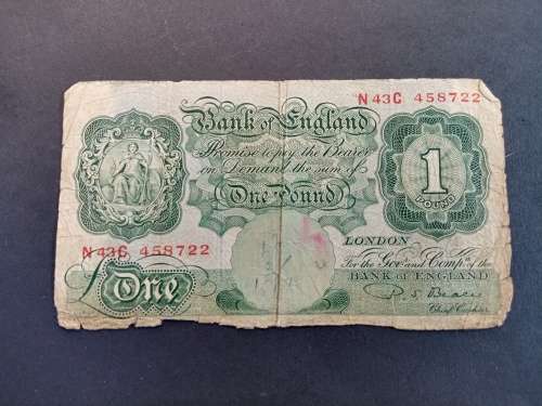 One pound note 1950`s