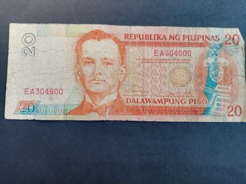 Republika NG Pilipinas 20 dalawampung piso 1935