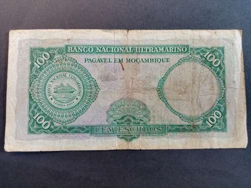 Mocambique 100 Cem Escudos 1961