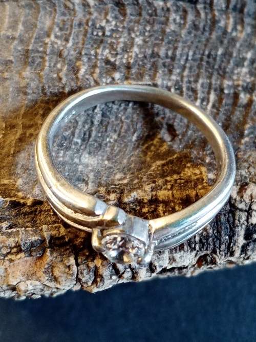 Sterling silver ring Size L
