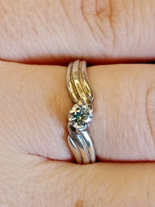 Sterling silver ring Size L