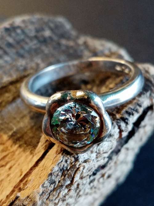 Sterling silver ring Size O