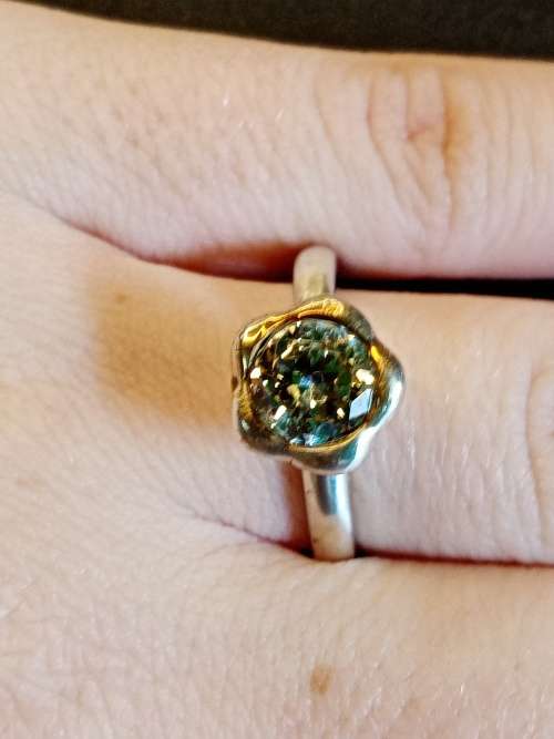 Sterling silver ring Size O
