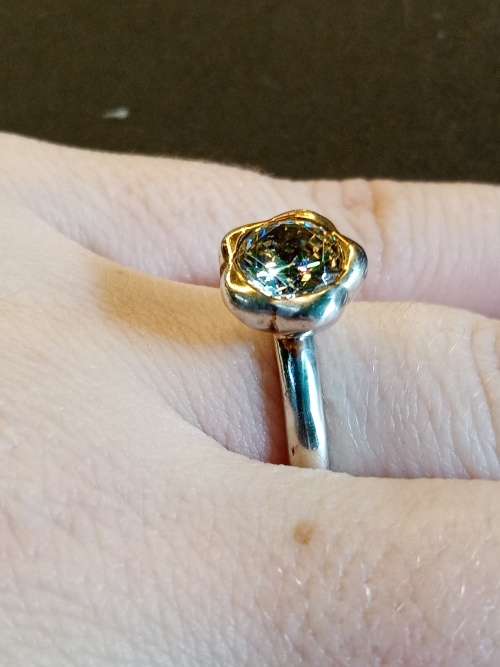 Sterling silver ring Size O