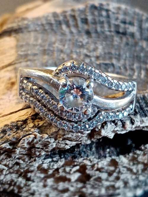 Sterling silver Size L