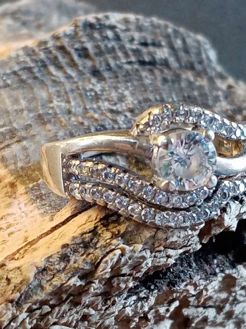 Sterling silver Size L