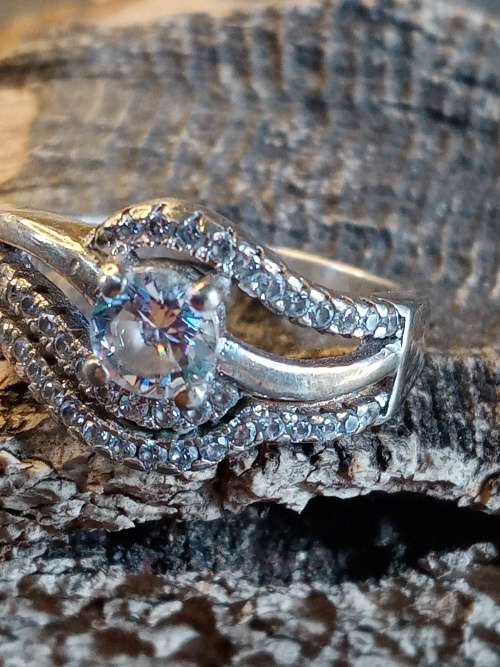 Sterling silver Size L